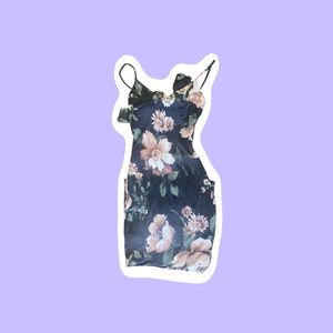 Windsor Black Floral Dress Maxi Dress